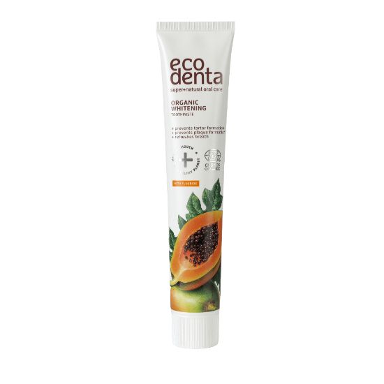 Picture of Ecodenta Certified Organic Whitening Toothpaste With Papaya Extract, 75ml