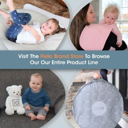صورة وسادة الرضاعة Pello Comfy Cradle - رمادي فاتح