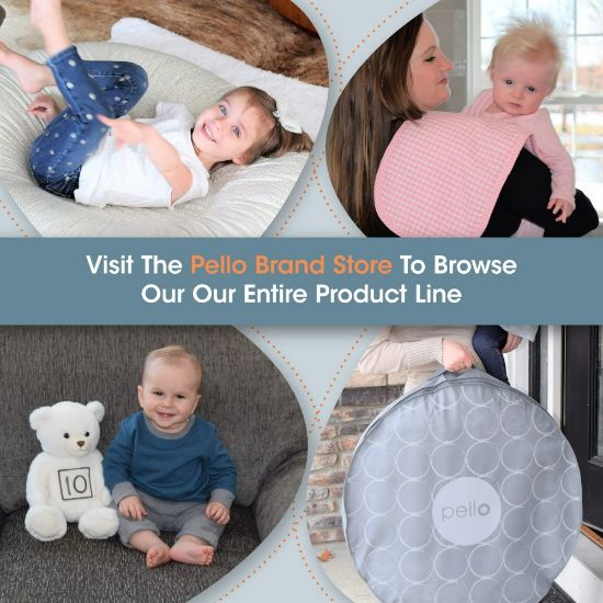صورة وسادة الرضاعة Pello Comfy Cradle - رمادي فاتح