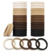 Picture of MIA COLOR BLENDED METAL FREE ELASTICS BLACK BROWN -00735