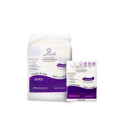 Picture of AL KHUZAMA DISPOSABLE TOWELS (SIZE 30CMX60CM) 50X20'S 1000'S