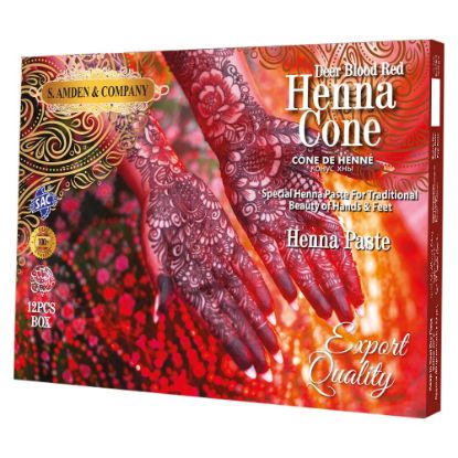 Picture of SAC Henna Cone Henna Paste (أحمر أو بني)