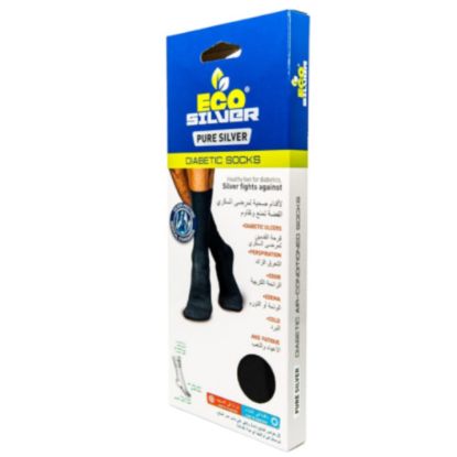 Picture of DIABETIC SOCKS GREY 43-45