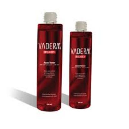 Picture of Faderm Red Algae Acne Treatment Toner, 120 ml glass bottle.