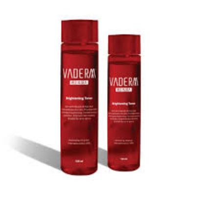 Picture of Faderm Red Algae Skin Brightening Toner, 120 ml glass bottle.