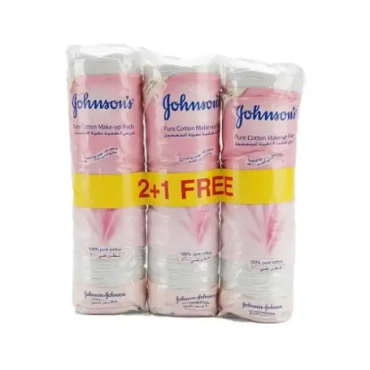 Picture of Johnson Make-Up Pads Cotton 80 pcs Promo Pack 2+1 Free