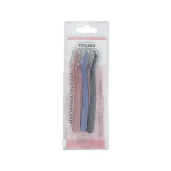 Picture of Titania Eyebrow Razors No. 2928 Colored - 3 pieces