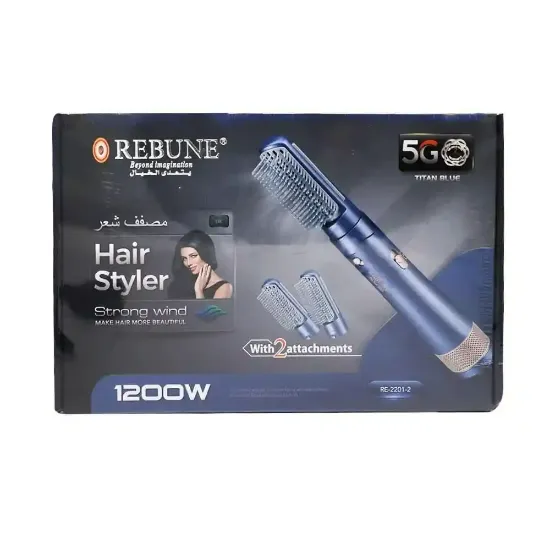 Picture of Ribbon Hair Styler, Blue, 1200W, Model RE-2201-2