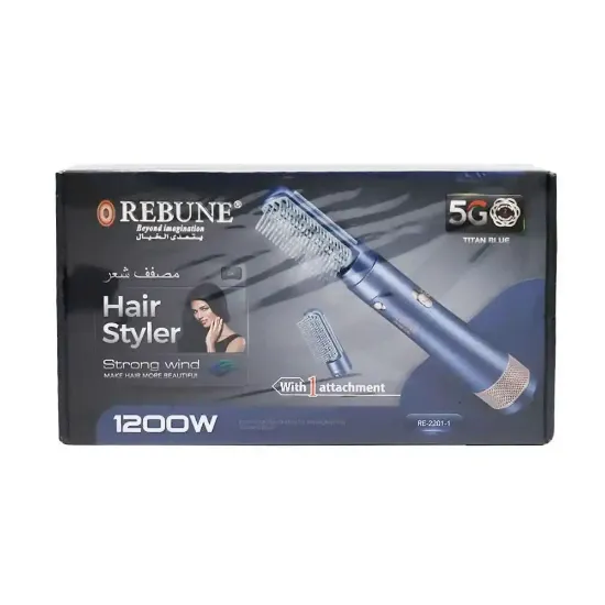 Picture of Ribbon Hair Styler, Blue, 1200W, Model RE-2201-1