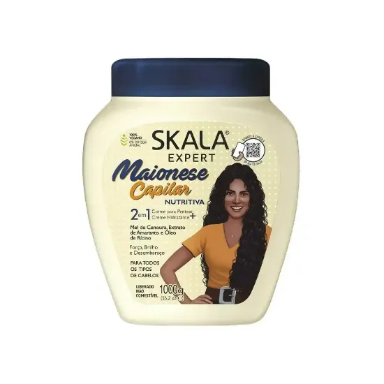 Picture of Scala Expert Hair Treatment Cream Mayonnaise Capillar Moisturizing 2 in 1 - 1000g