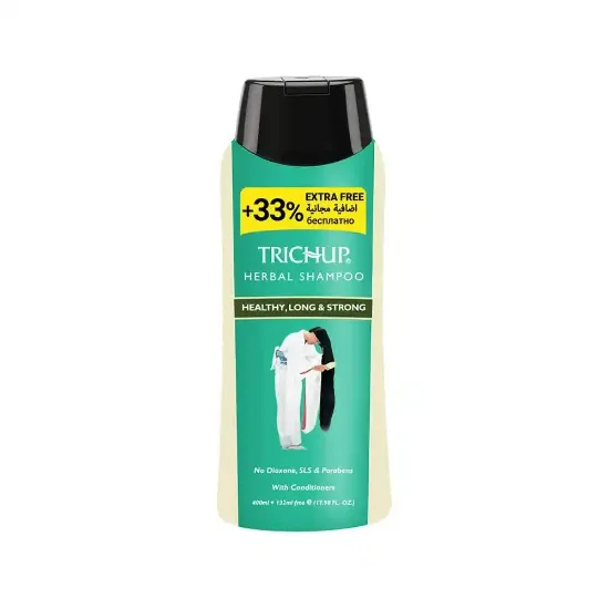 Picture of Trichup Herbal Shampoo for Healthy, Long, and Strong Hair 400ml + 132ml Free