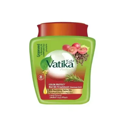 Picture of Vatika Hair Color Protecting Hair Oil Bath with Grape Seed Oil and Rosemary - 500g