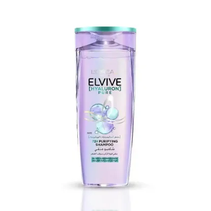Picture of L'Oréal Paris Purifying Shampoo with Salicylic Acid and Hyaluronic Acid - 400ml