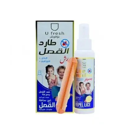 Picture of U-Fresh Lice Repellent Spray with Mint and Rosemary - 120ml