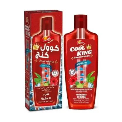 Picture of Dabur Cool King Refreshing Hair Oil with Cooling Tube - 300ml