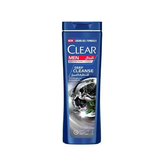 Picture of Clear Men's Anti-Dandruff Deep Cleansing Shampoo with Charcoal & Mint - 350ml