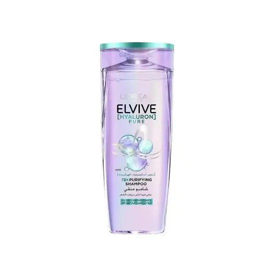 Picture of L'Oréal Paris Purifying Shampoo with Salicylic Acid and Hyaluronic Acid - 200ml