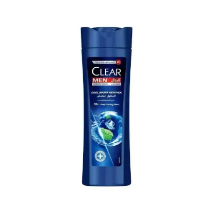 Picture of Clear Men Anti-Dandruff Shampoo, Refreshing Menthol with Mint Invigorating Freshness - 190ml