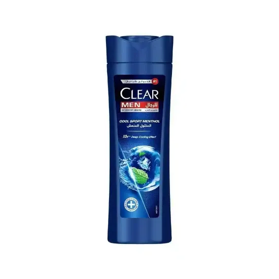 Picture of Clear Men Anti-Dandruff Shampoo, Refreshing Menthol with Mint Invigorating Freshness - 190ml