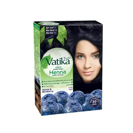 Picture of Vatika Colored Henna for Hair - Blue Black 1.1