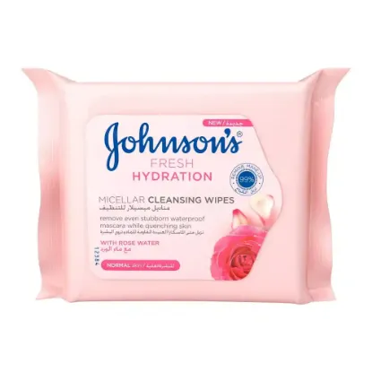 Picture of Johnson Wipes Facial Cleansing Fragrance Free 25 pcs