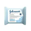 Picture of Johnson Wipes Face Care Nourishing Facial Cleansing Dry Skin Blue 25 pcs