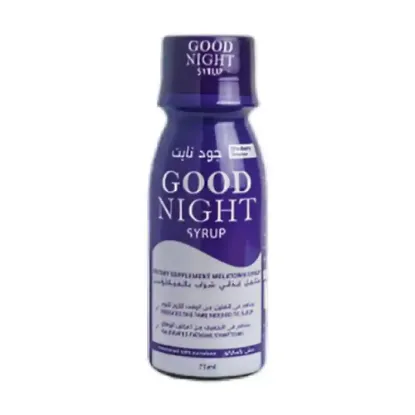 Picture of Good Night Melatonin Supplement Syrup Blueberry Flavor 75ml