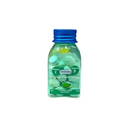 Picture of Dusfarm Vitamin C & D Sugar-Free Mint Flavored Candies - 32 Pieces