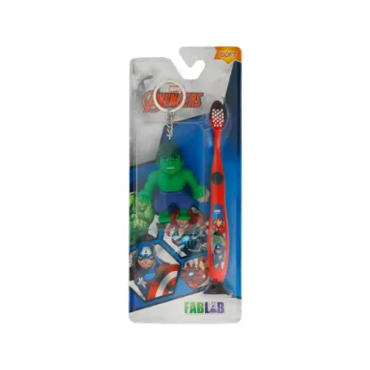 Picture of Fab Lab Kids Toothbrush with Keyring - Avengers