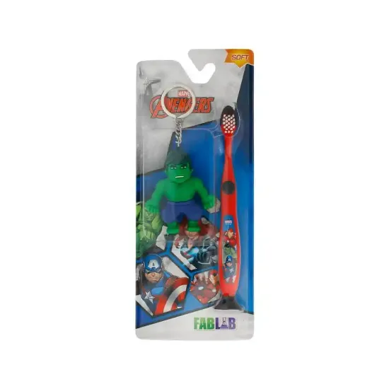 Picture of Fab Lab Kids Toothbrush with Keyring - Avengers