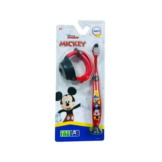 Picture of Fab Lab Kids Toothbrush with Light-Up Clock - Mickey Mouse