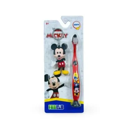 Picture of Fab Lab Kids Toothbrush with Keyring - Mickey Mouse