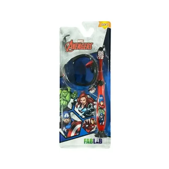Picture of Fab Lab Kids Toothbrush with Light-Up Clock - Avengers