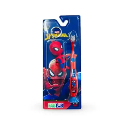 Picture of Fab Lab Kids Toothbrush with Keyring - Spiderman