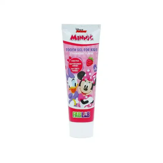 Picture of Fab Lab Kids Tooth Gel Strawberry Minnie Mouse Flavor - 75ml