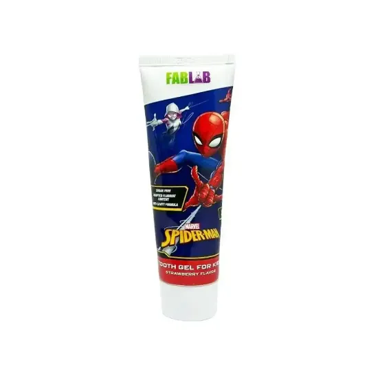 Picture of Fab Lab Kids Tooth Gel Strawberry Spiderman Flavor - 75ml