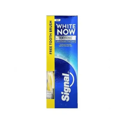Picture of Signal White Now Instant Whitening Toothpaste 75ml + Free Toothbrush
