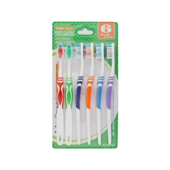 Picture of Mr. Star Deep Cleaning Toothbrush, Bold - 6 Pack