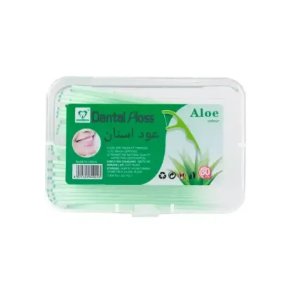 Picture of Dental Floss Aloe Vera Toothpicks - 30 Sticks