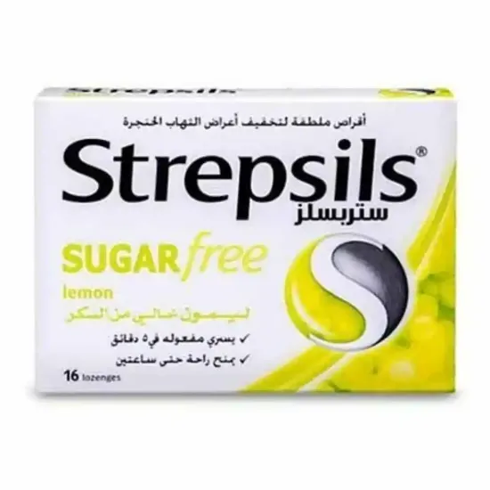 Picture of Strepsils Sugar-Free Lemon Lozenges 100g