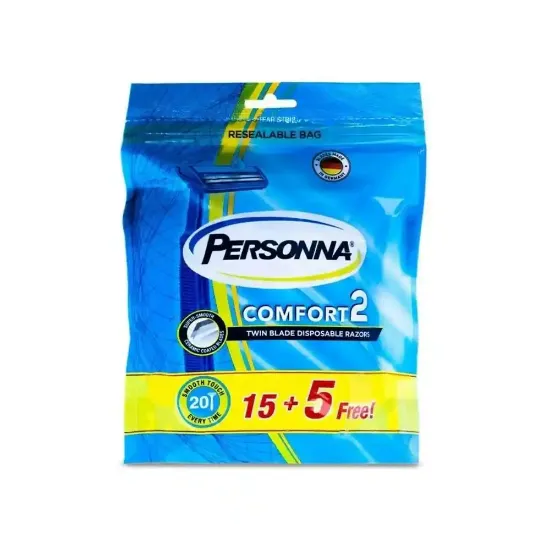 Picture of Personna Comfort Disposable Razor Promo Pack 15 pcs + 5 pcs Free