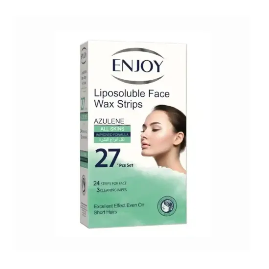 Picture of Enjoy Azolene Facial Wax Strips - 27 Strips