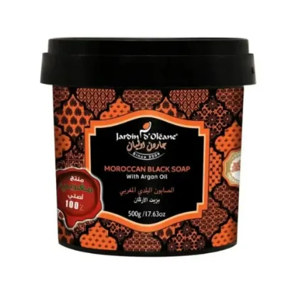 Picture of Jardin Oleane Moroccan Black Soap with Argan Oil 500g