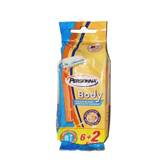 Picture of Persona Body Razor Blades 6+2 Pack