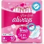 Picture of Always Sanitary Pads Large Pink 10 pcs
