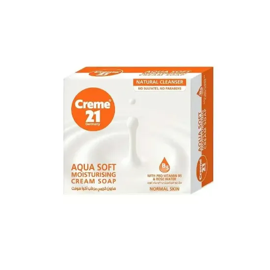 Picture of Cream 21 Aqua Soft Moisturizing Cream Soap - 125g