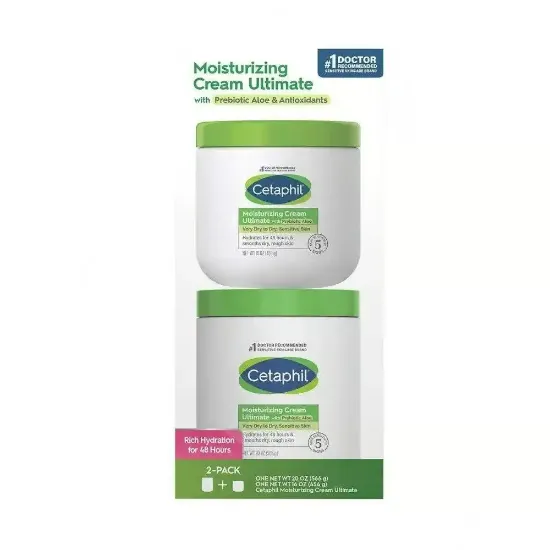 Picture of Cetaphil Moisturizing Cream for Dry to Very Dry and Sensitive Skin 453g + 566g