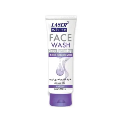 Picture of Laser White Deep Brightening Facial Wash and Pore Tightening Wash for Dry Skin - 150ml
