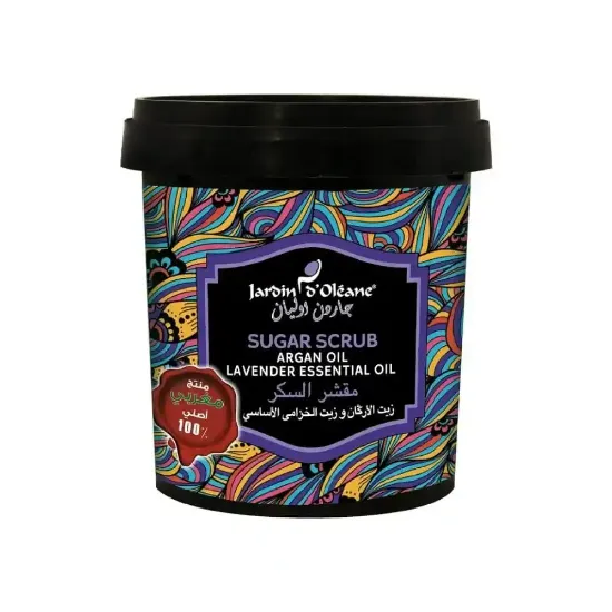 Picture of Jardin d'Oléane Sugar Scrub with Argan Oil and Lavender Essential Oil - 600g