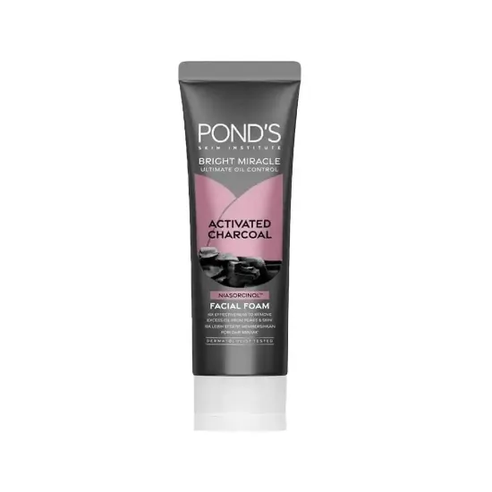 Picture of Pond's Bright Miracle Facial Foam with Activated Charcoal - 100g